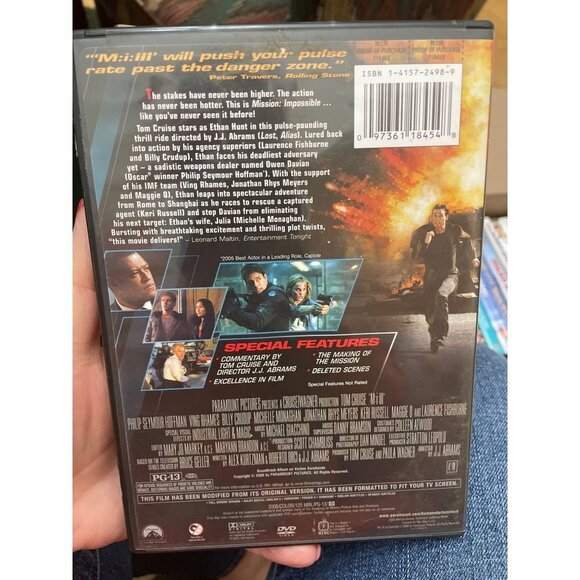 Mission Impossible III DVD Movie Tom Cruise - Picture 2 of 2